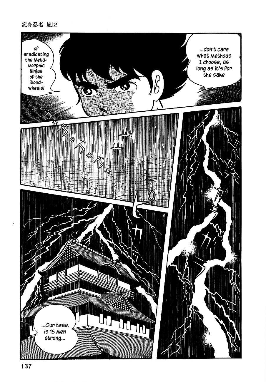 Henshin Ninja Arashi Chapter 8 page 37 - Chapter 8: Lightning Drums of the Otter Festival