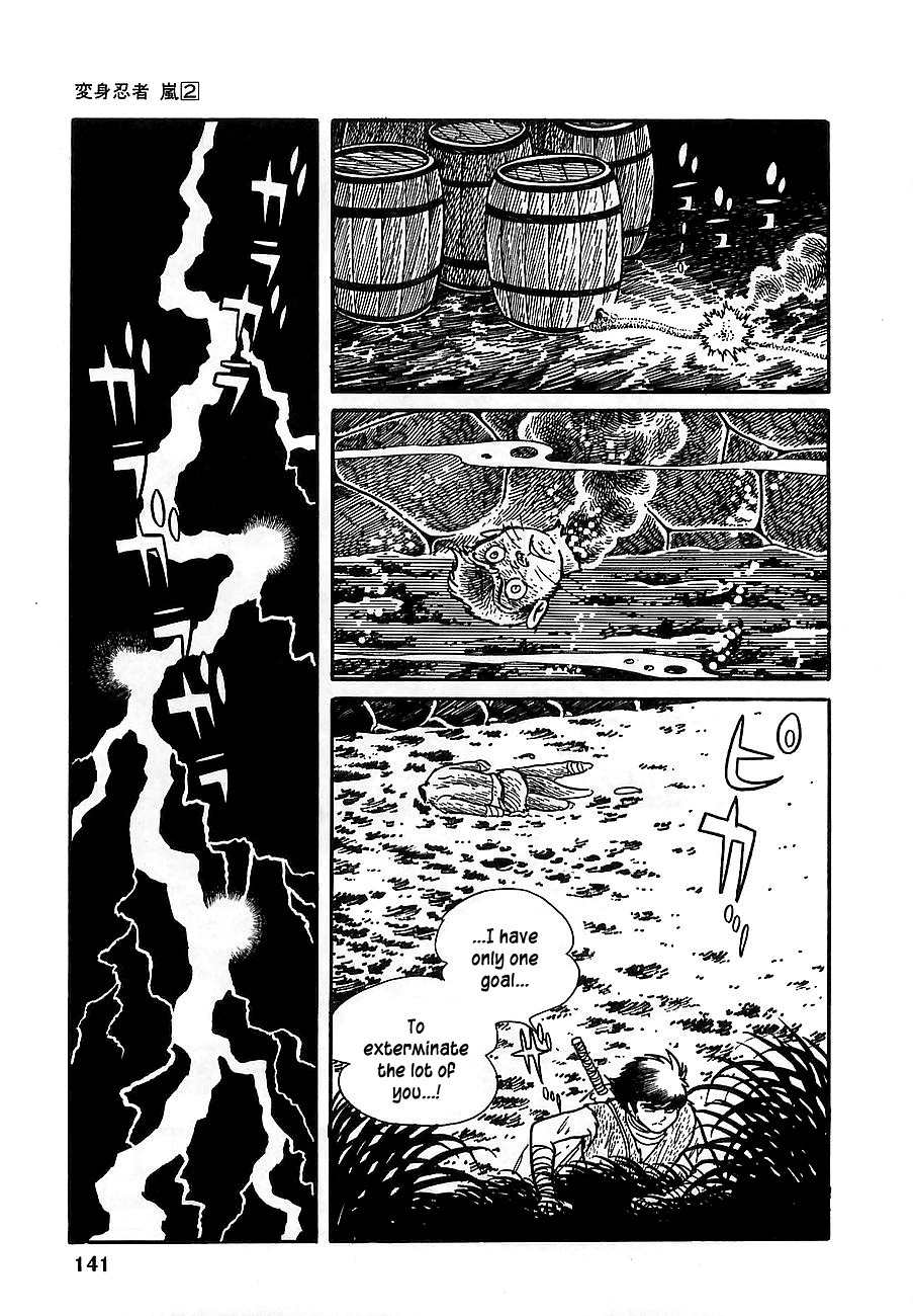 Henshin Ninja Arashi Chapter 8 page 41 - Chapter 8: Lightning Drums of the Otter Festival