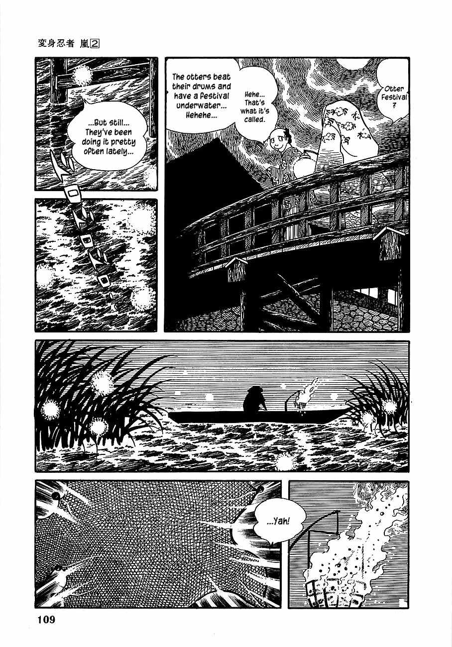 Henshin Ninja Arashi Chapter 8 page 9 - Chapter 8: Lightning Drums of the Otter Festival