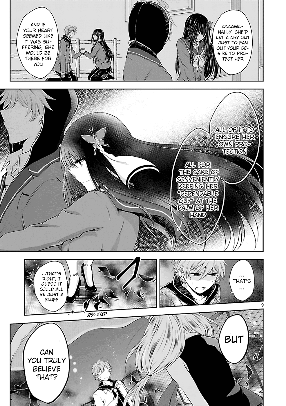 Hensokukei Quadrangle Chapter 12 page 10 - Chapter 12: Never Let Me Go