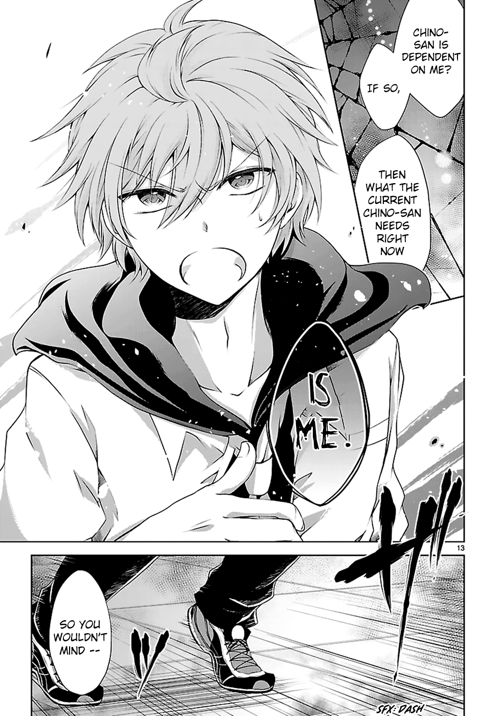 Hensokukei Quadrangle Chapter 12 page 14 - Chapter 12: Never Let Me Go