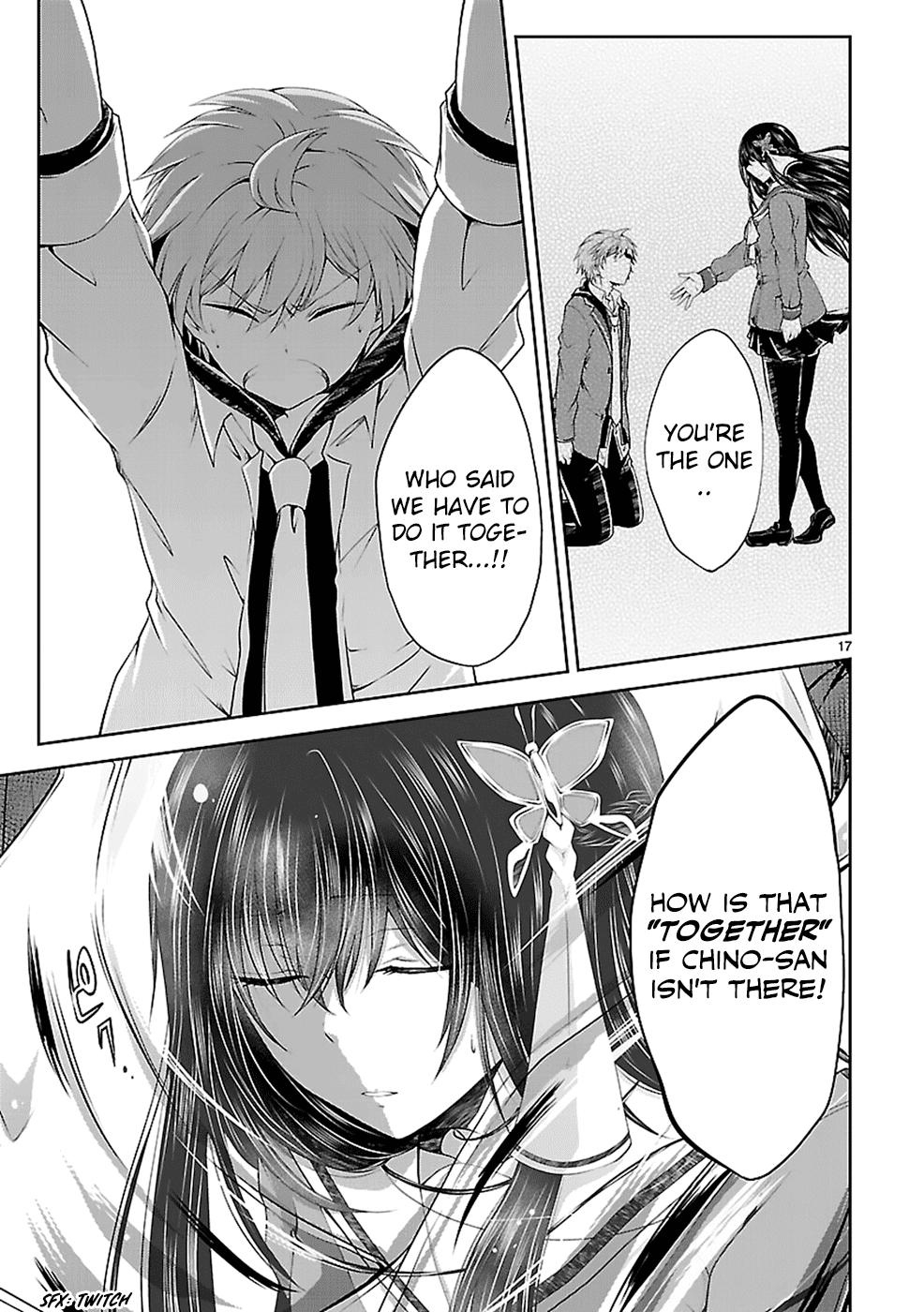 Hensokukei Quadrangle Chapter 12 page 18 - Chapter 12: Never Let Me Go