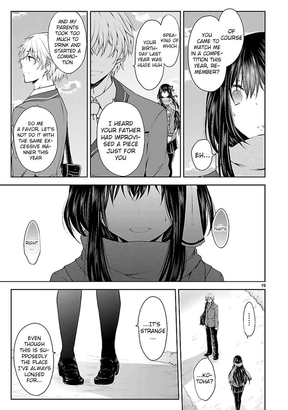 Hensokukei Quadrangle Chapter 12 page 20 - Chapter 12: Never Let Me Go