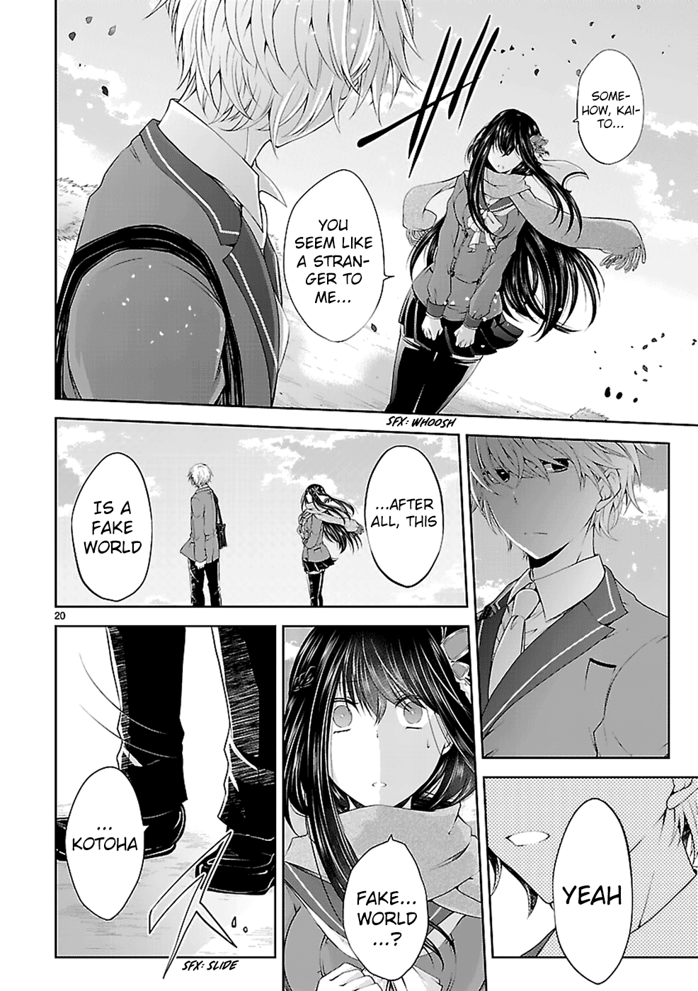 Hensokukei Quadrangle Chapter 12 page 21 - Chapter 12: Never Let Me Go