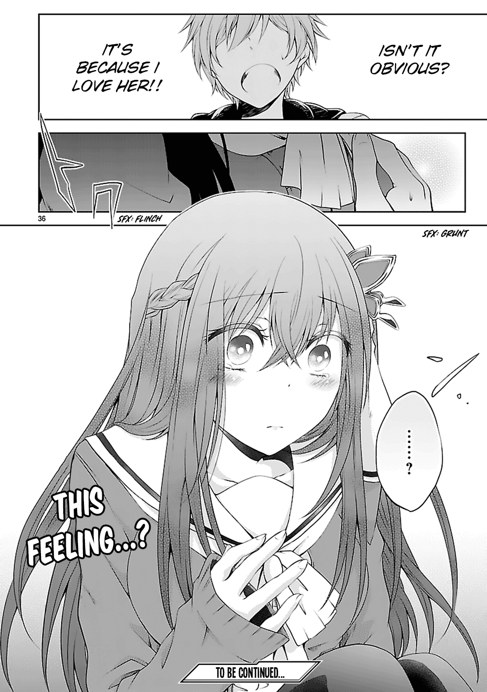 Hensokukei Quadrangle Chapter 12 page 36 - Chapter 12: Never Let Me Go