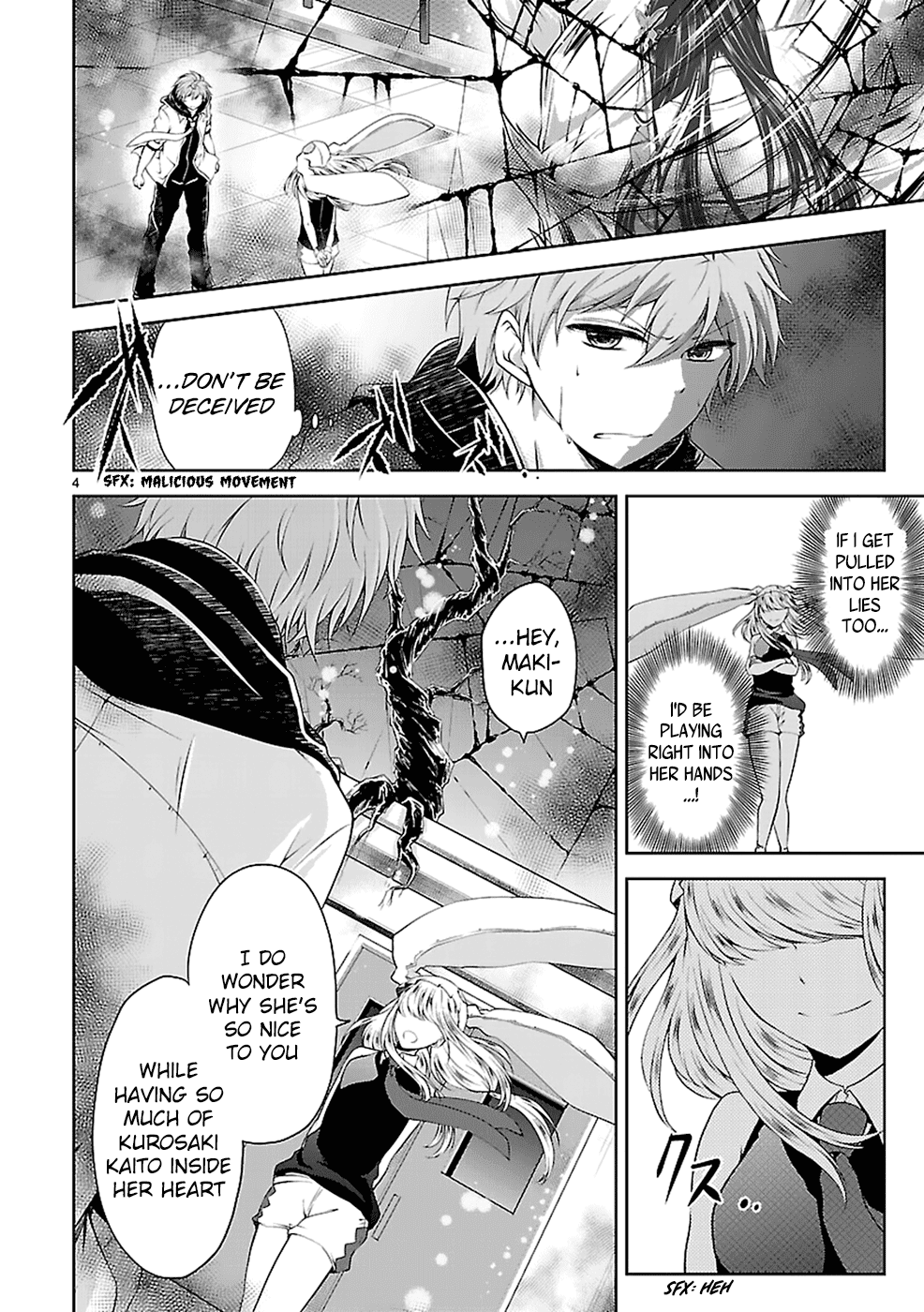 Hensokukei Quadrangle Chapter 12 page 5 - Chapter 12: Never Let Me Go