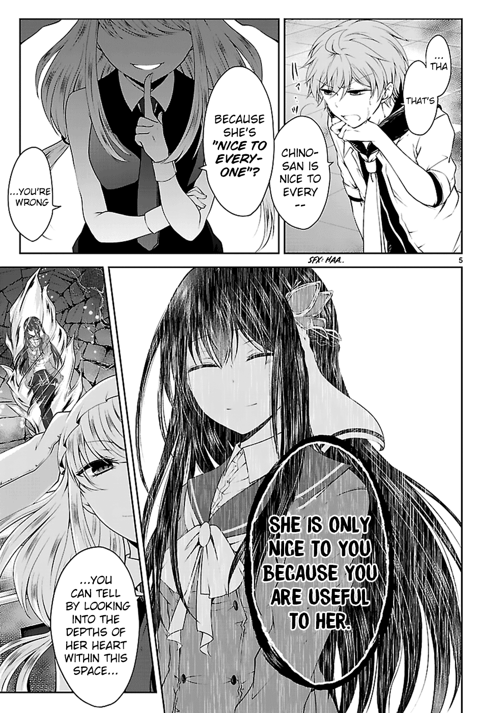 Hensokukei Quadrangle Chapter 12 page 6 - Chapter 12: Never Let Me Go