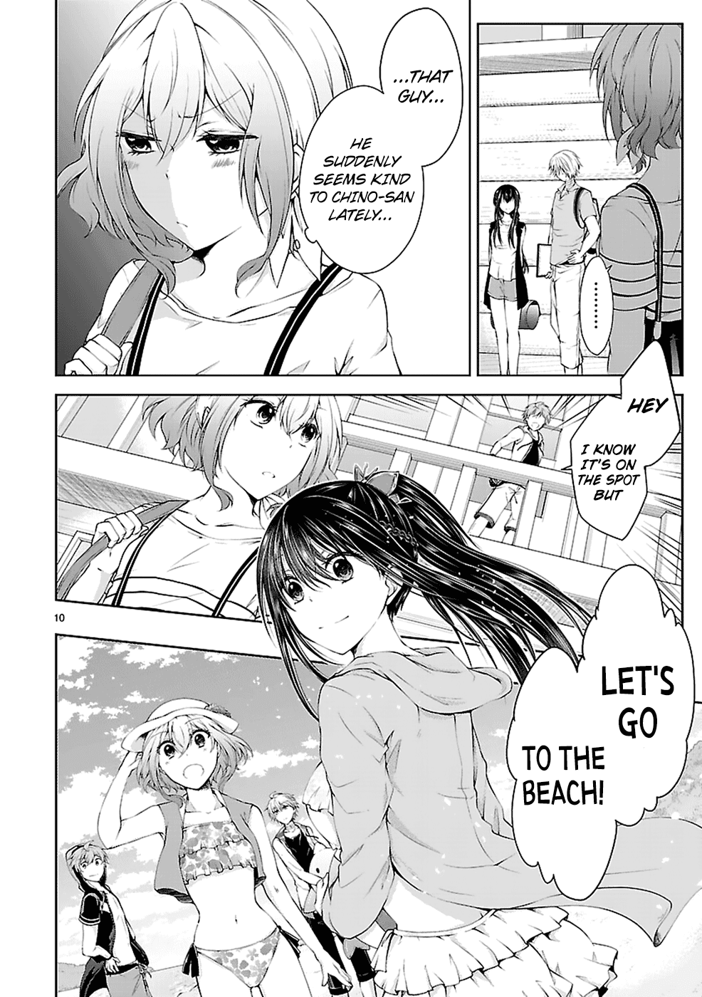 Hensokukei Quadrangle Chapter 13 page 10 - Chapter 13: Midsummer's Blue Dahlia