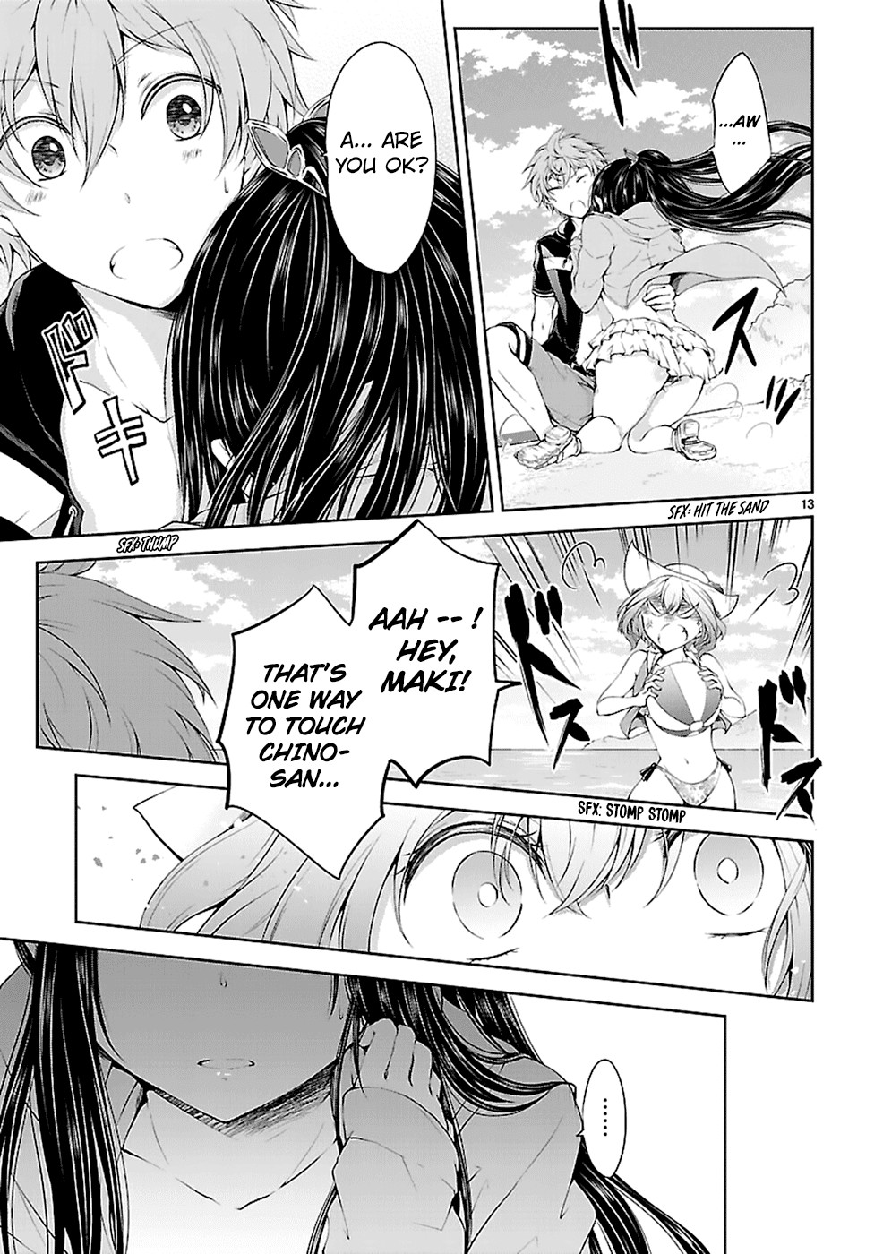 Hensokukei Quadrangle Chapter 13 page 13 - Chapter 13: Midsummer's Blue Dahlia