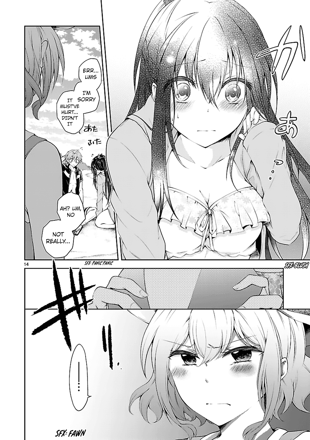 Hensokukei Quadrangle Chapter 13 page 14 - Chapter 13: Midsummer's Blue Dahlia