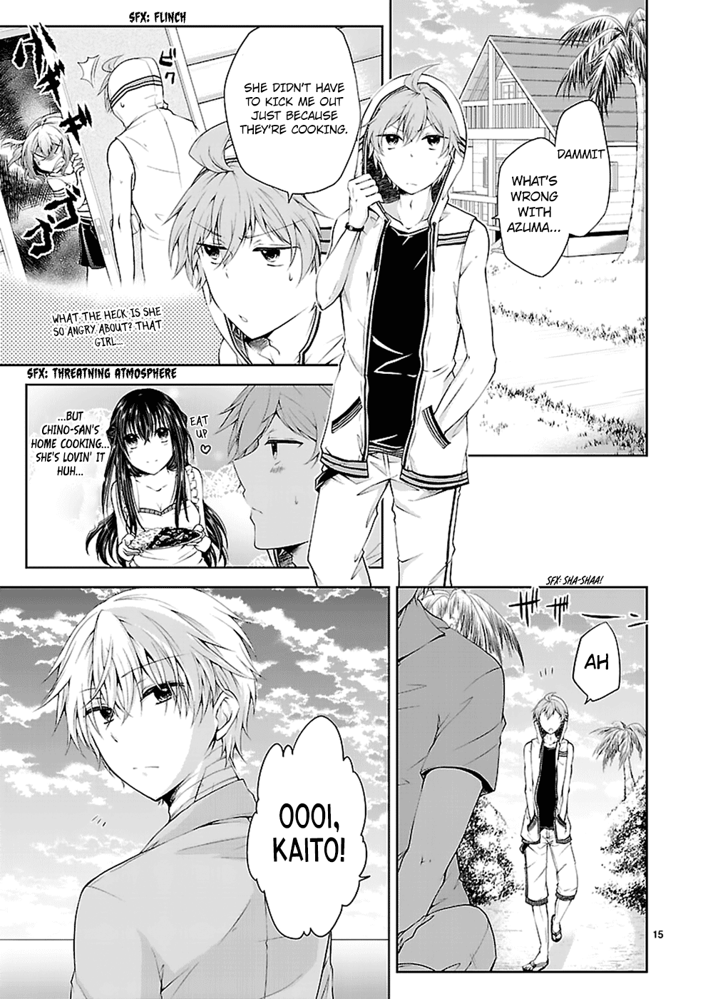 Hensokukei Quadrangle Chapter 13 page 15 - Chapter 13: Midsummer's Blue Dahlia