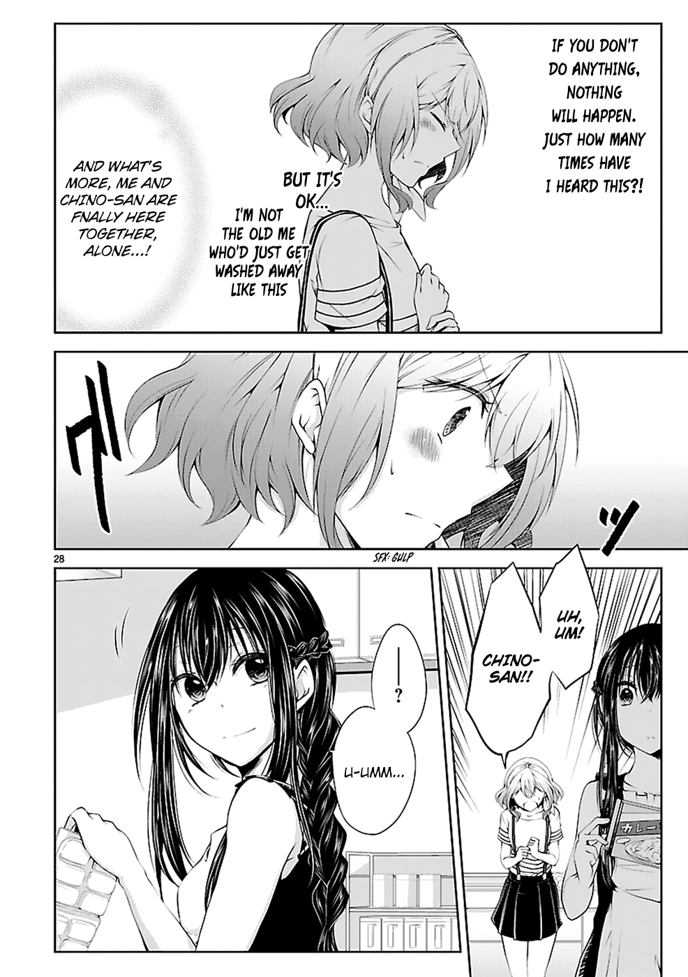 Hensokukei Quadrangle Chapter 13 page 28 - Chapter 13: Midsummer's Blue Dahlia