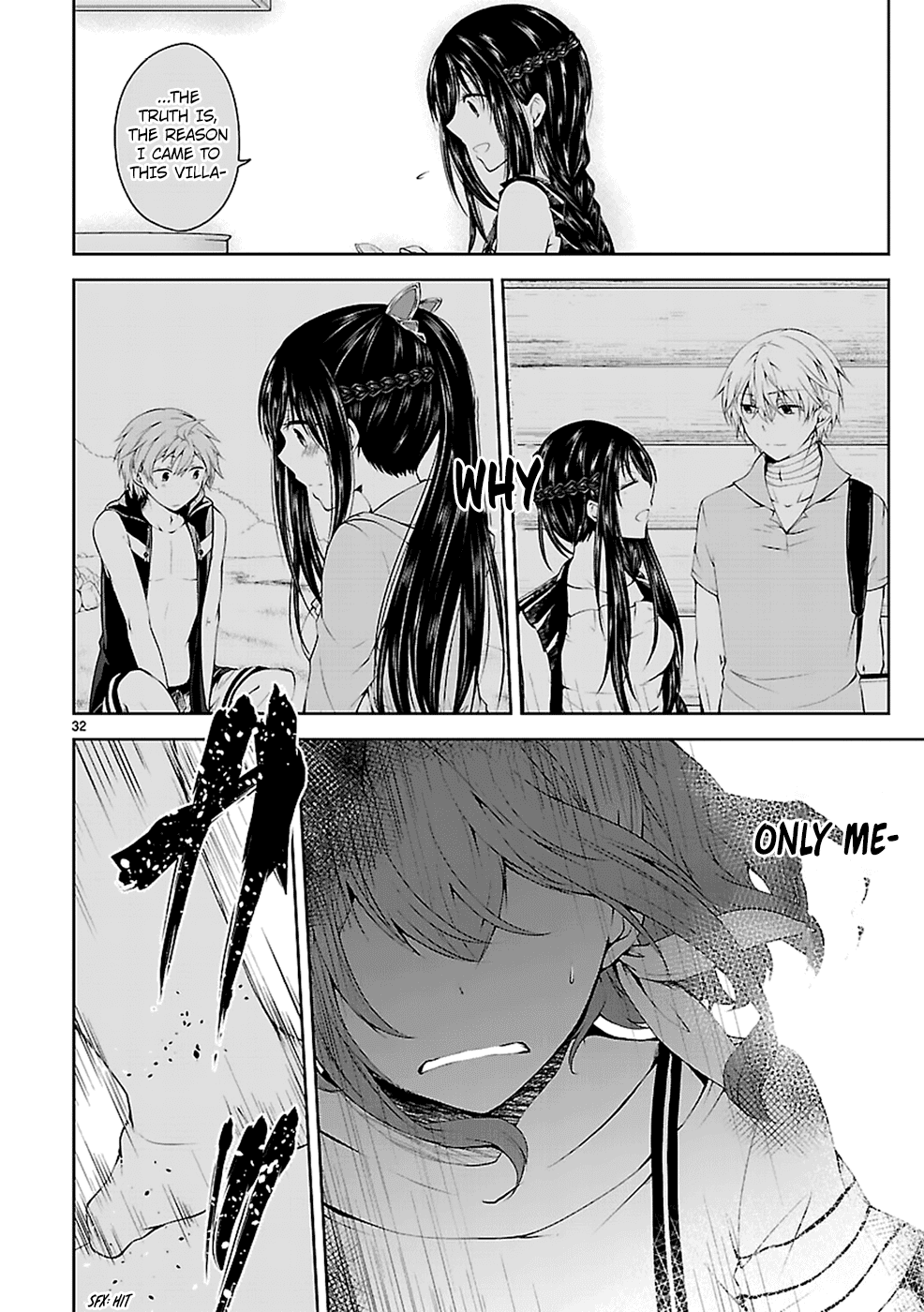 Hensokukei Quadrangle Chapter 13 page 32 - Chapter 13: Midsummer's Blue Dahlia