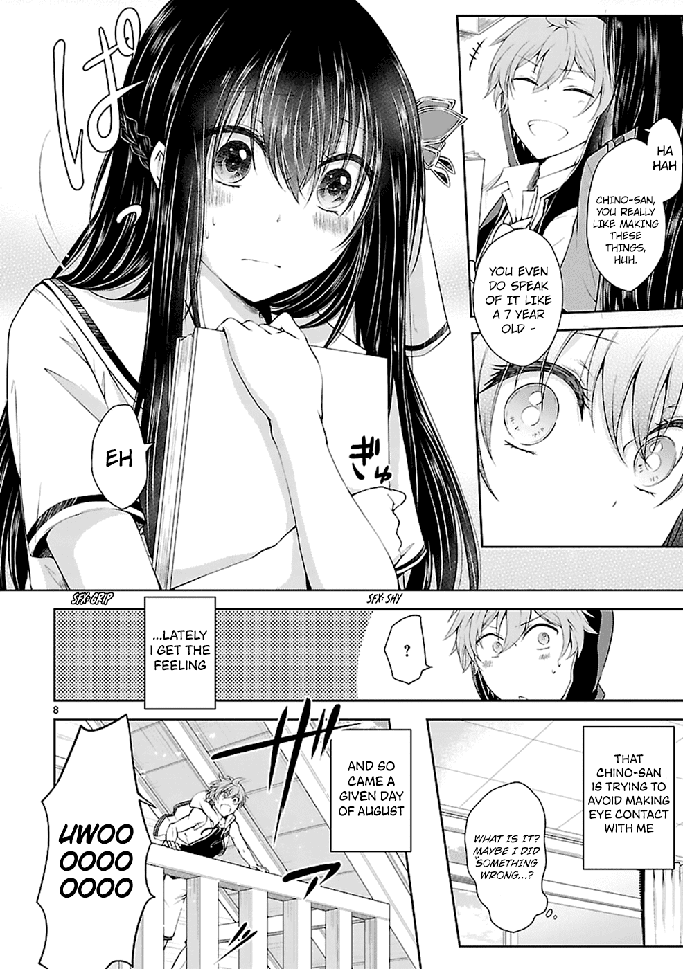 Hensokukei Quadrangle Chapter 13 page 8 - Chapter 13: Midsummer's Blue Dahlia