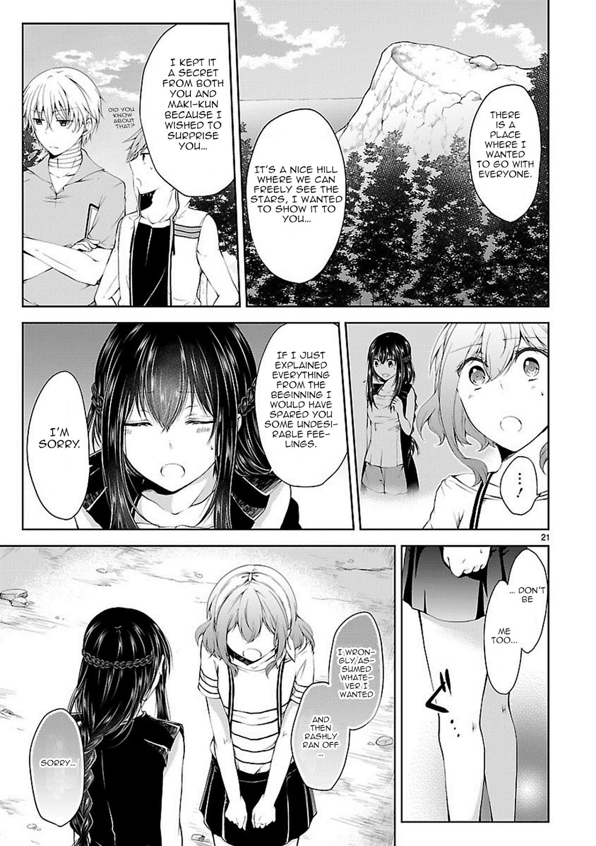 Hensokukei Quadrangle Chapter 14 page 22 - Chapter 14: Stargazer