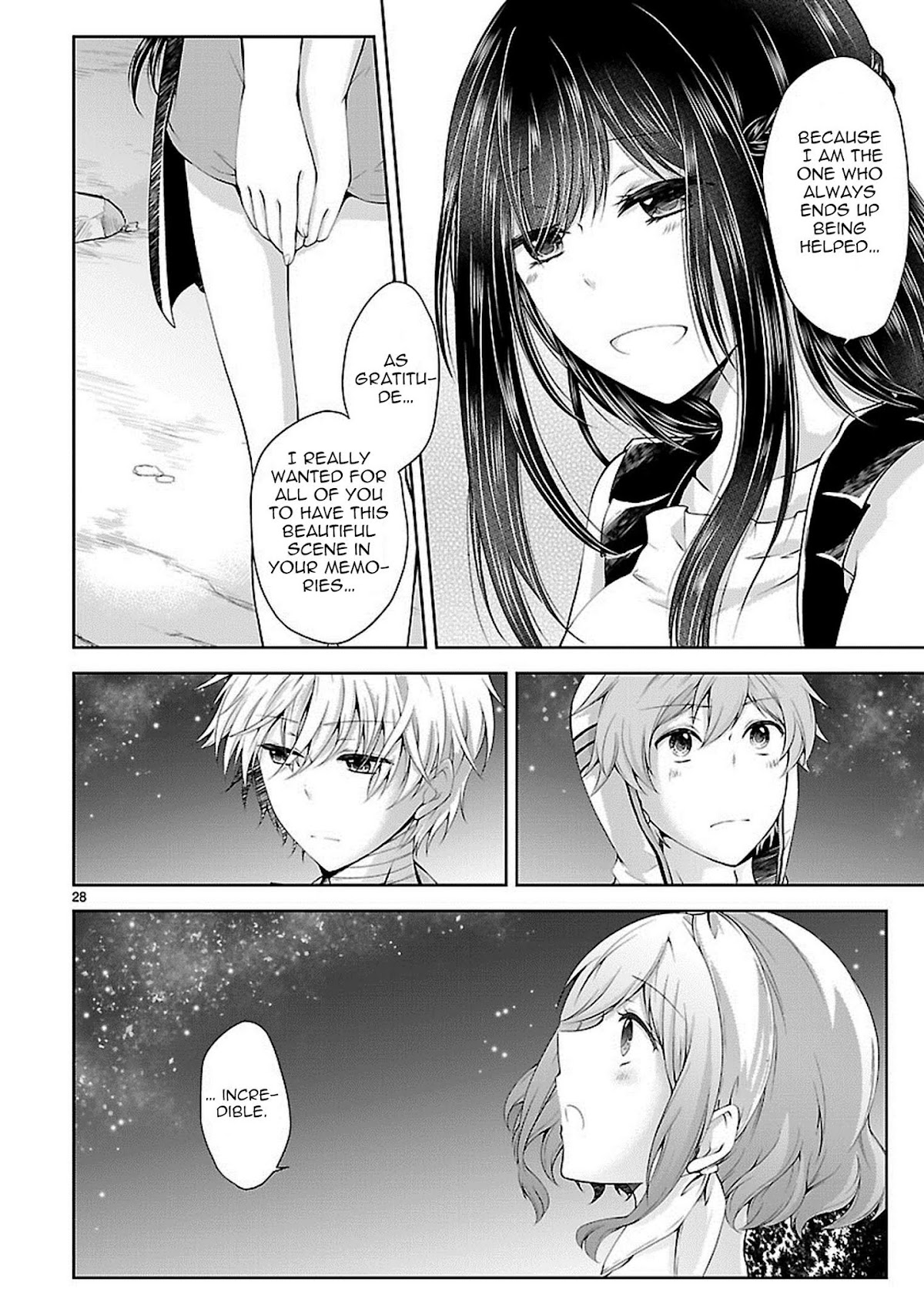 Hensokukei Quadrangle Chapter 14 page 28 - Chapter 14: Stargazer
