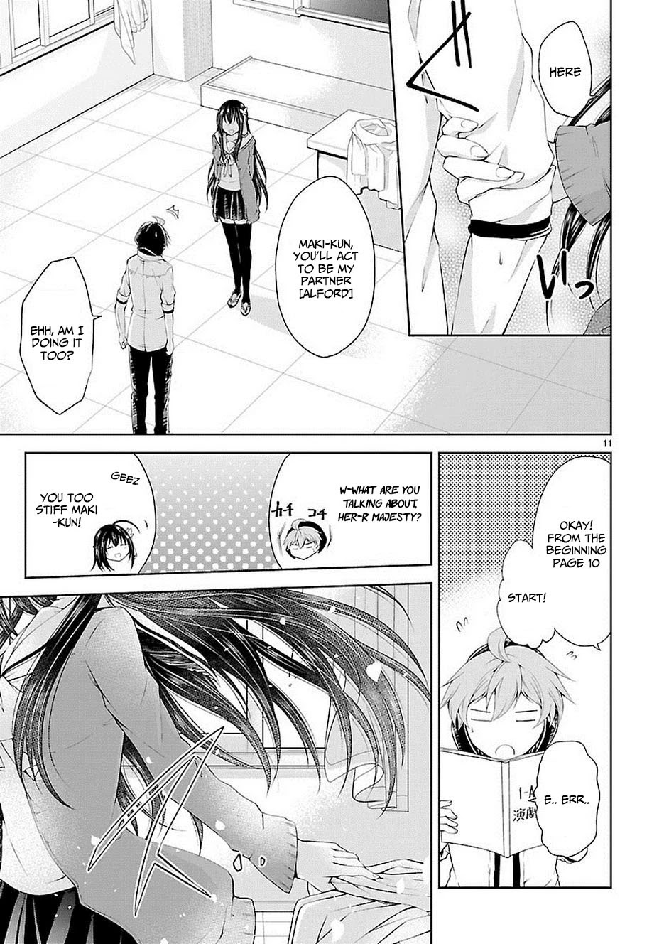 Hensokukei Quadrangle Chapter 16 page 11 - Chapter 16: Goodbye Felicia