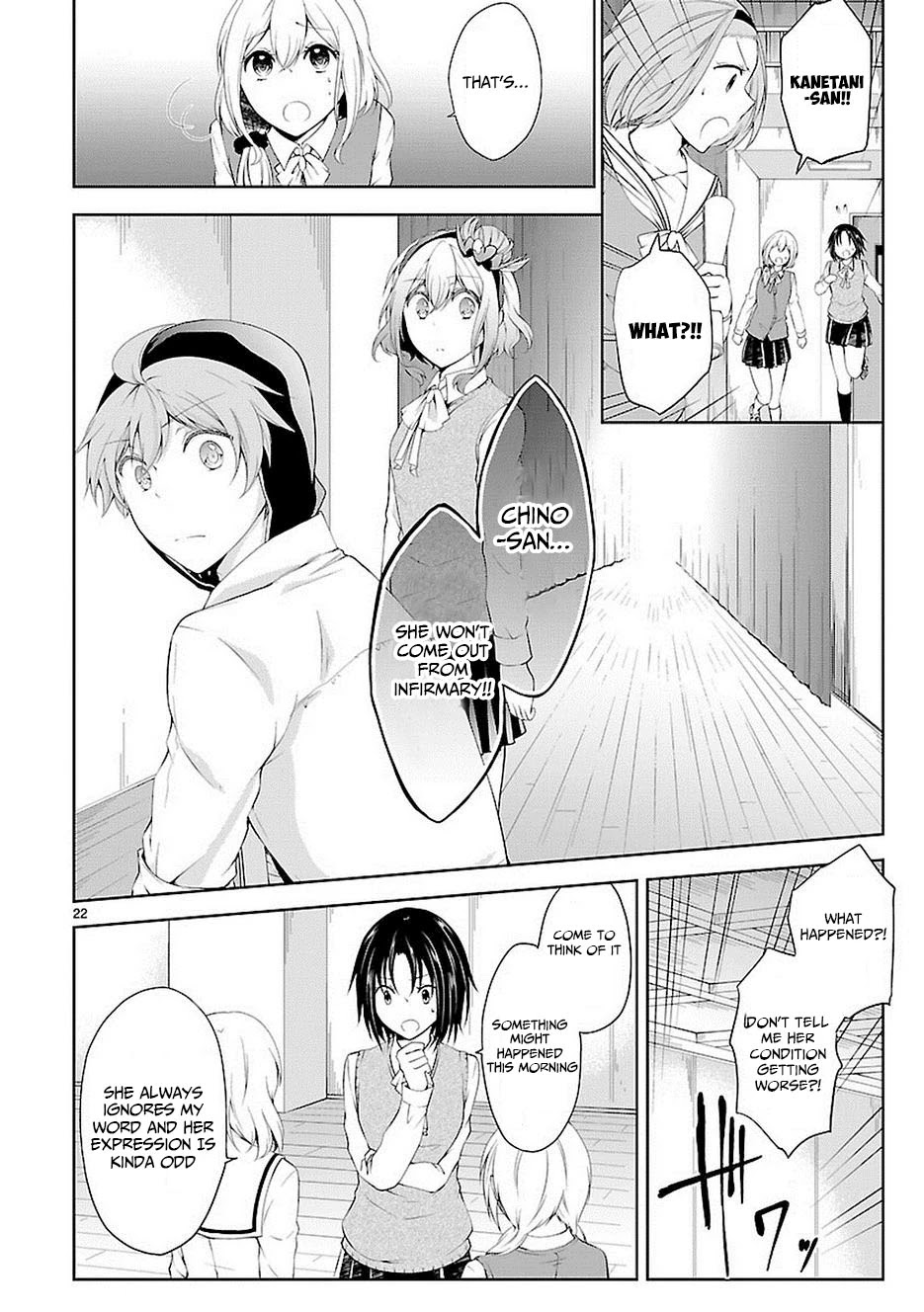 Hensokukei Quadrangle Chapter 16 page 22 - Chapter 16: Goodbye Felicia