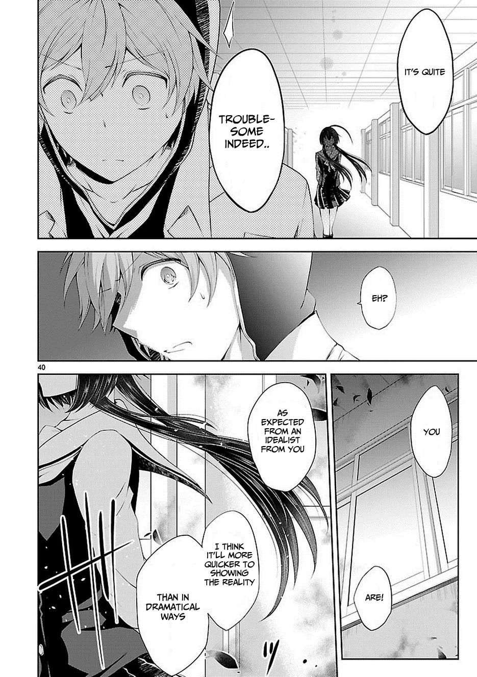 Hensokukei Quadrangle Chapter 16 page 40 - Chapter 16: Goodbye Felicia
