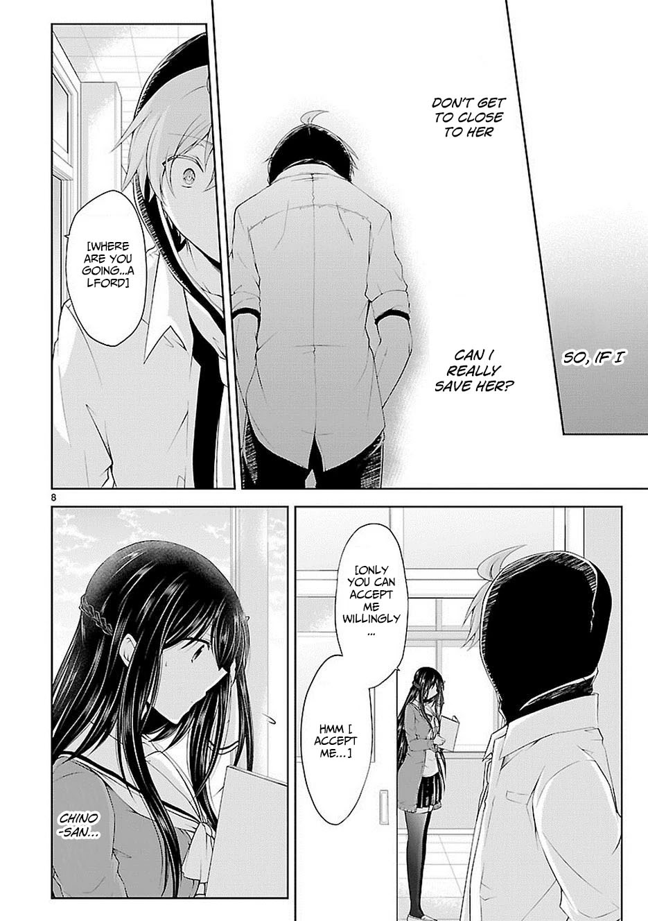 Hensokukei Quadrangle Chapter 16 page 8 - Chapter 16: Goodbye Felicia