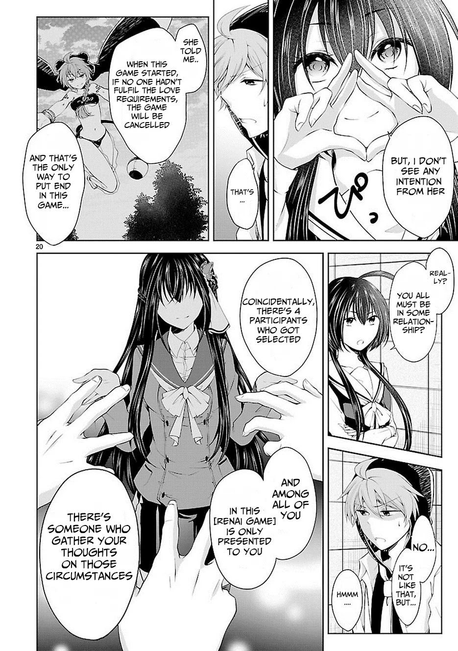 Hensokukei Quadrangle Chapter 17 page 20 - Chapter 17: Blown by The Eternal Wind