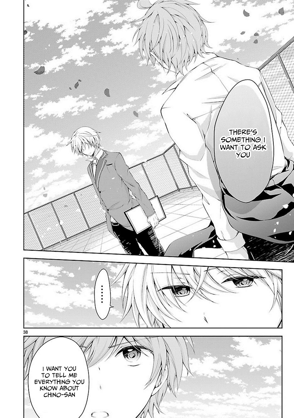 Hensokukei Quadrangle Chapter 17 page 38 - Chapter 17: Blown by The Eternal Wind