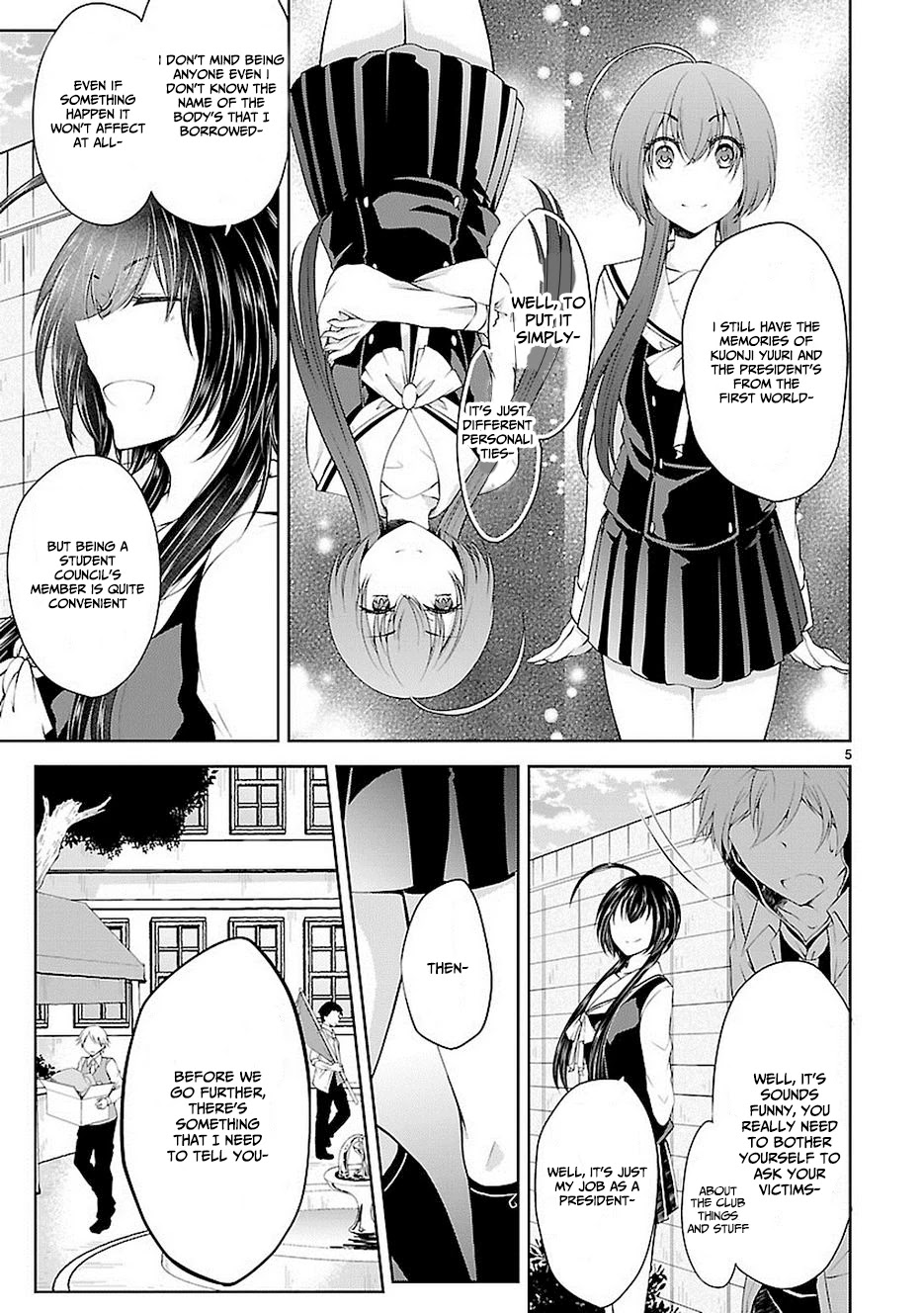 Hensokukei Quadrangle Chapter 17 page 5 - Chapter 17: Blown by The Eternal Wind