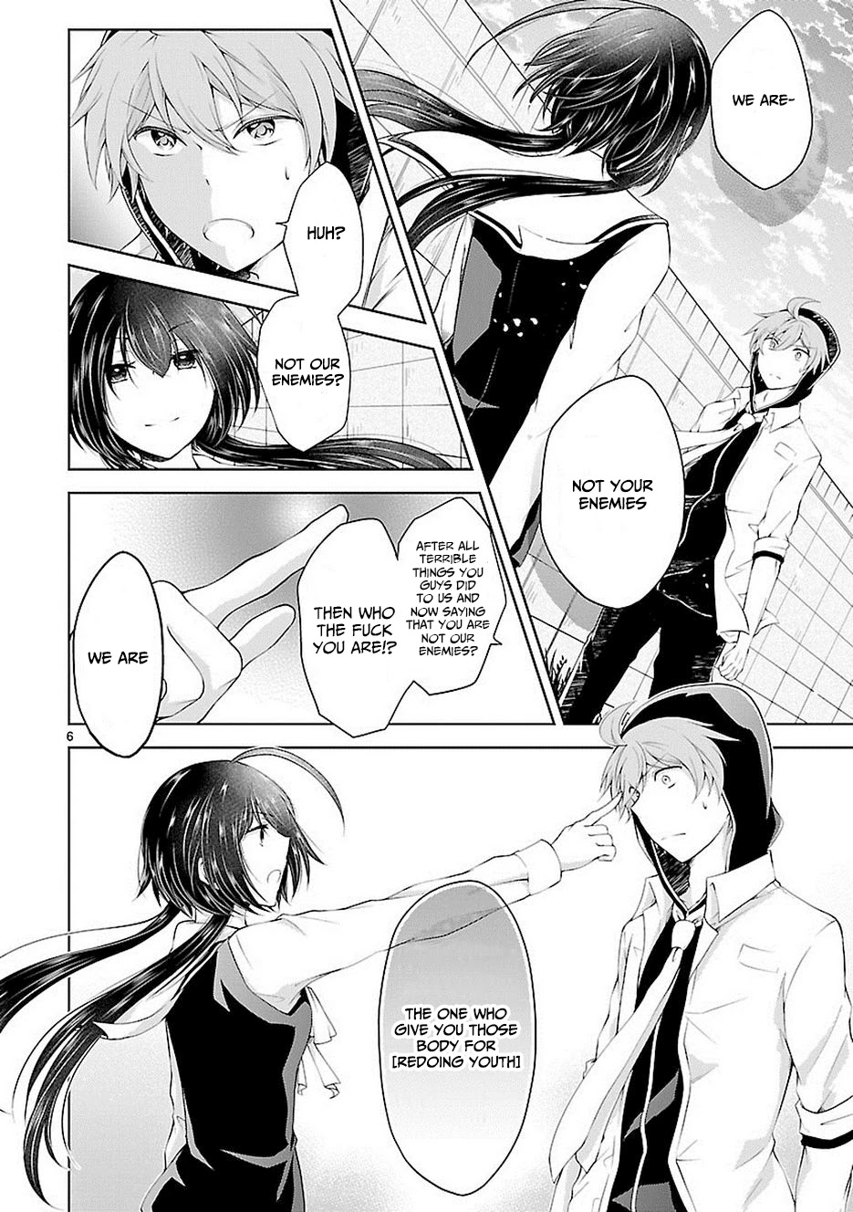 Hensokukei Quadrangle Chapter 17 page 6 - Chapter 17: Blown by The Eternal Wind