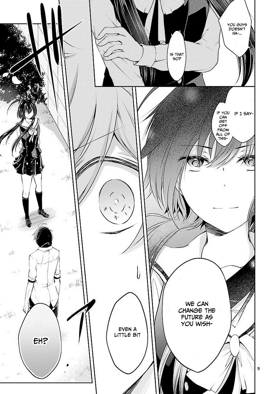 Hensokukei Quadrangle Chapter 17 page 9 - Chapter 17: Blown by The Eternal Wind
