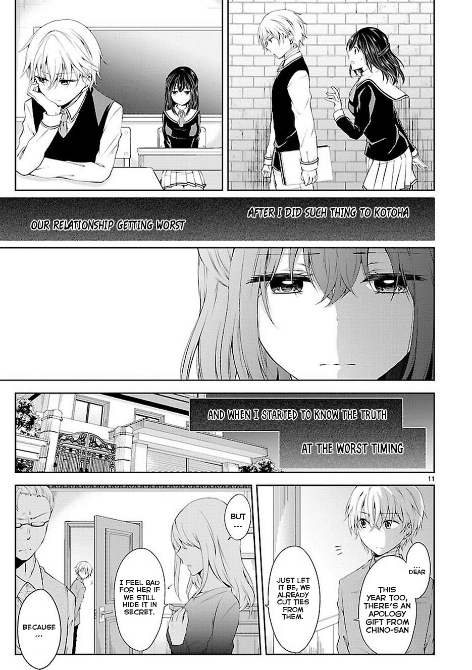 Hensokukei Quadrangle Chapter 18 page 11 - Chapter 18: Kyrie Eleison