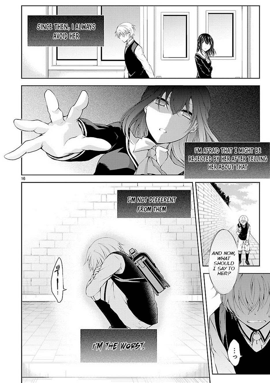 Hensokukei Quadrangle Chapter 18 page 16 - Chapter 18: Kyrie Eleison
