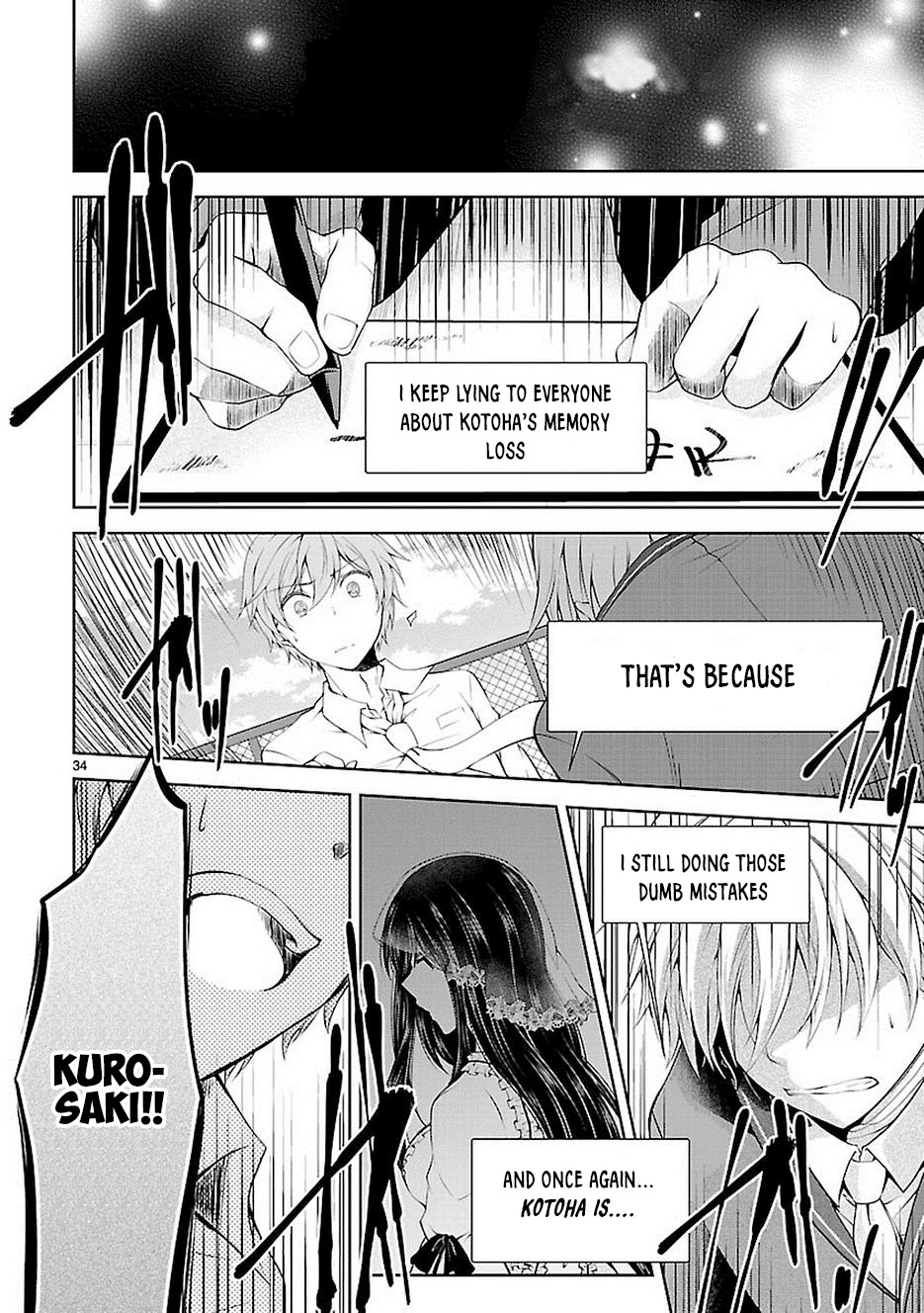 Hensokukei Quadrangle Chapter 18 page 34 - Chapter 18: Kyrie Eleison
