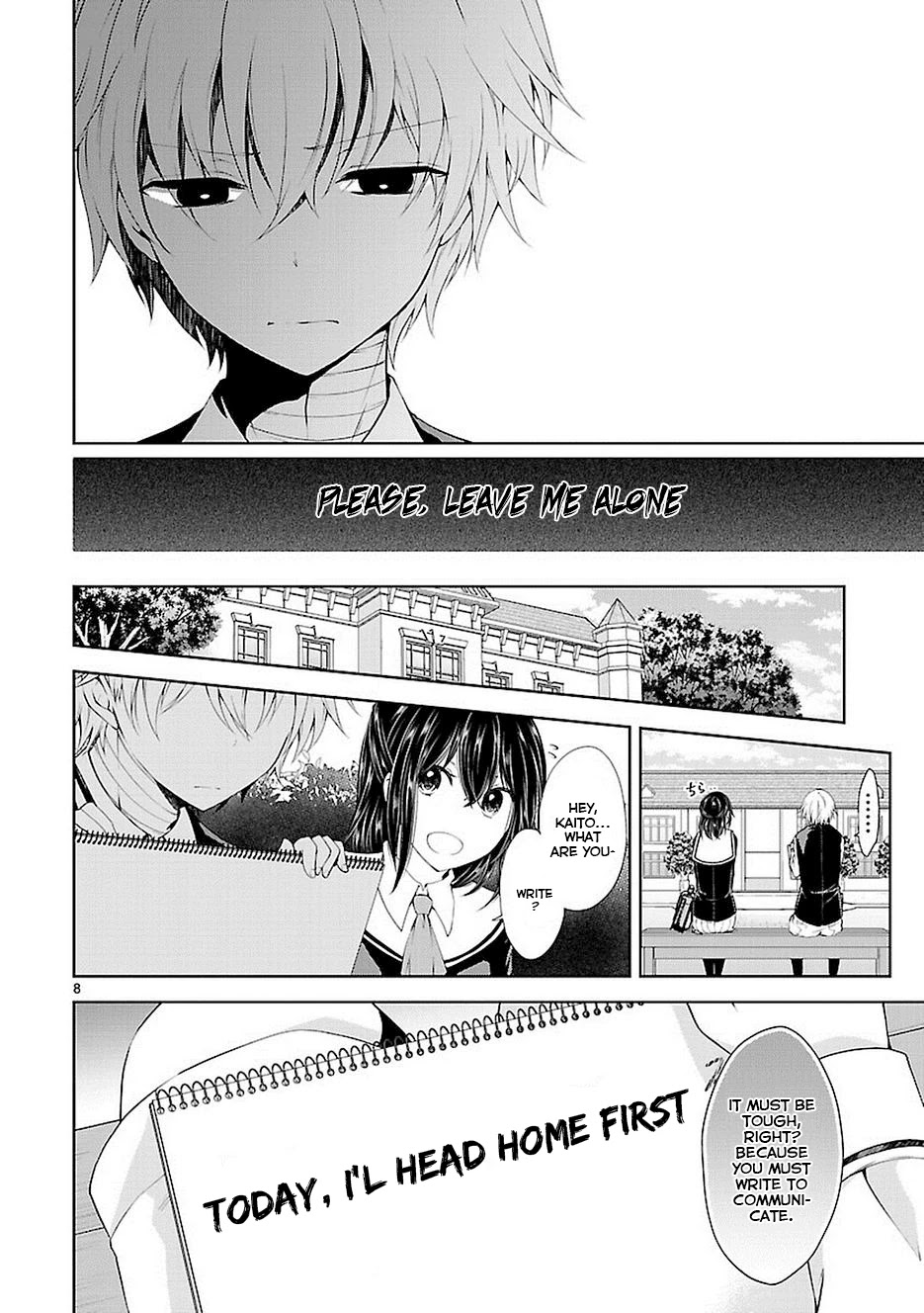 Hensokukei Quadrangle Chapter 18 page 8 - Chapter 18: Kyrie Eleison