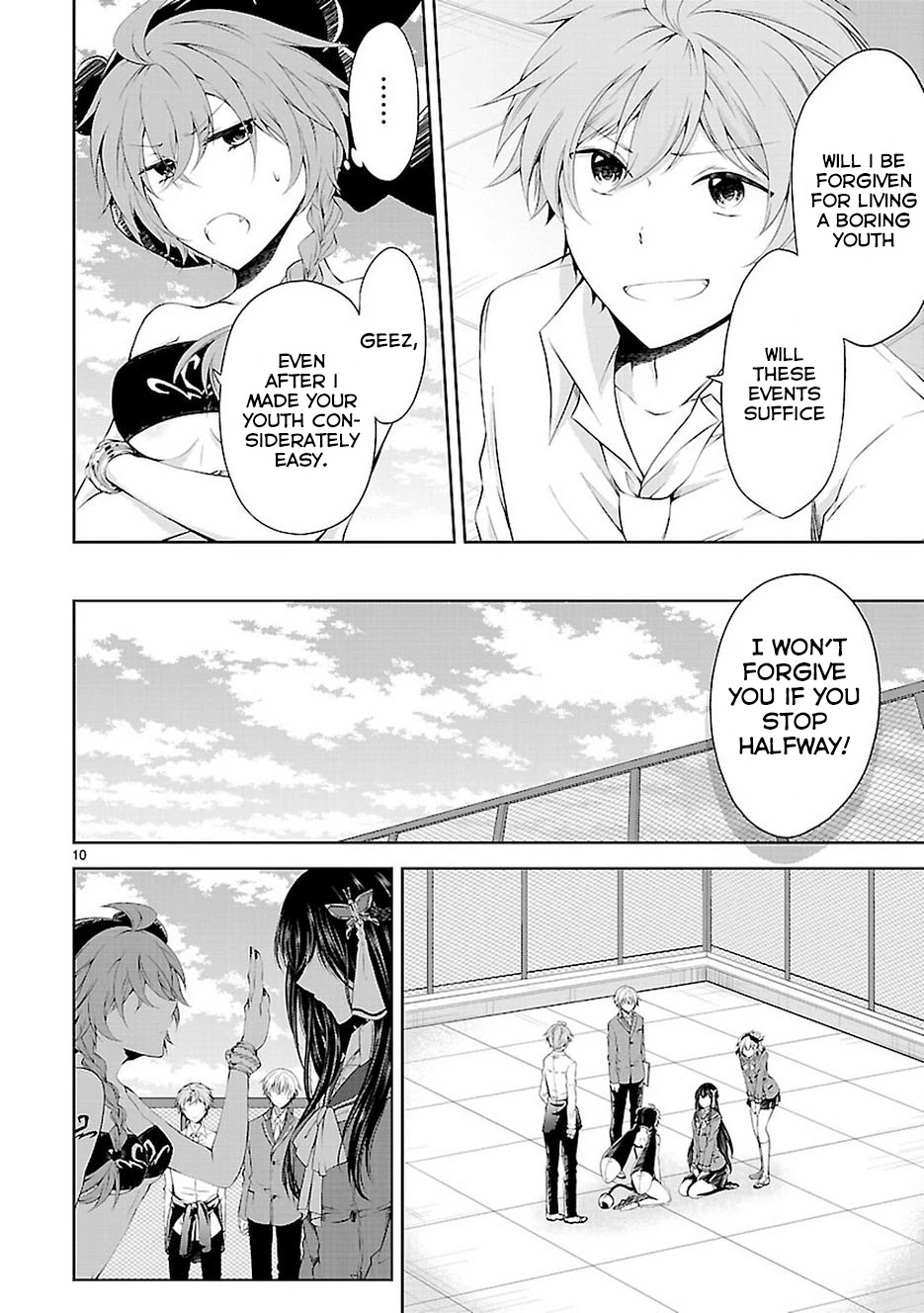 Hensokukei Quadrangle Chapter 19 page 10 - Chapter 19: Remove that mask and open your eyes!