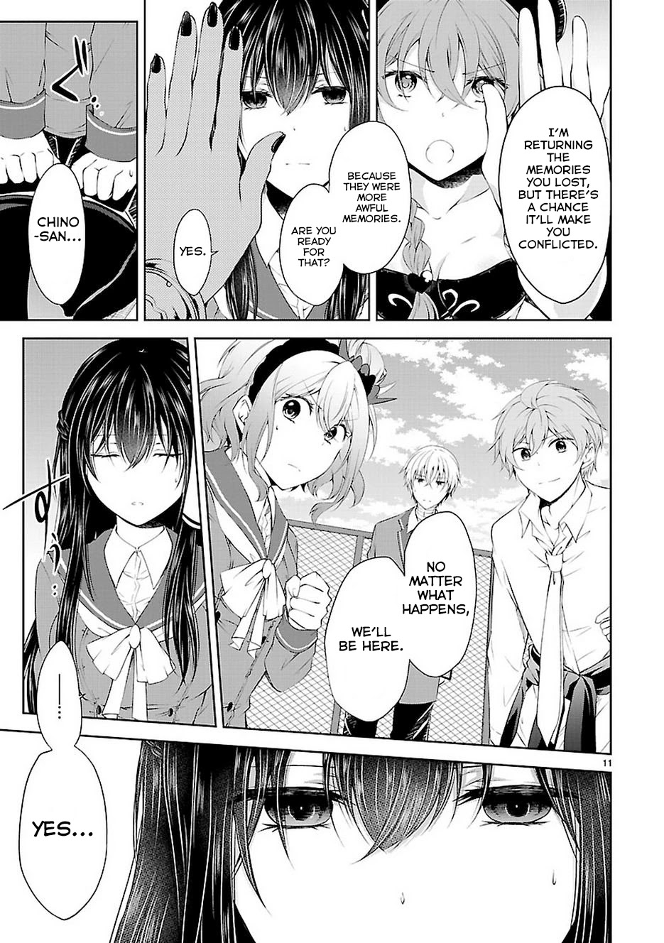 Hensokukei Quadrangle Chapter 19 page 11 - Chapter 19: Remove that mask and open your eyes!