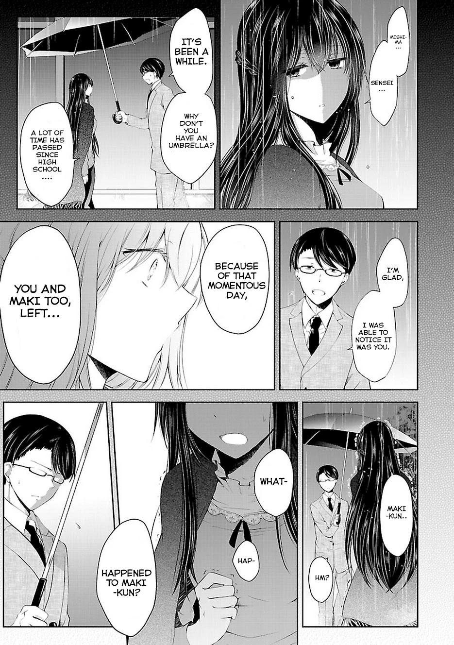 Hensokukei Quadrangle Chapter 19 page 21 - Chapter 19: Remove that mask and open your eyes!