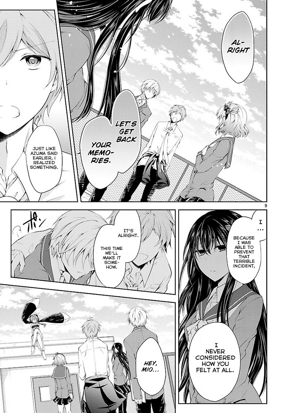 Hensokukei Quadrangle Chapter 19 page 9 - Chapter 19: Remove that mask and open your eyes!