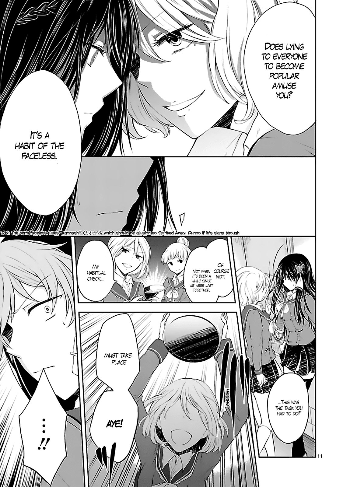 Hensokukei Quadrangle Chapter 2 page 13 - Chapter 2: Please, Be My Friend