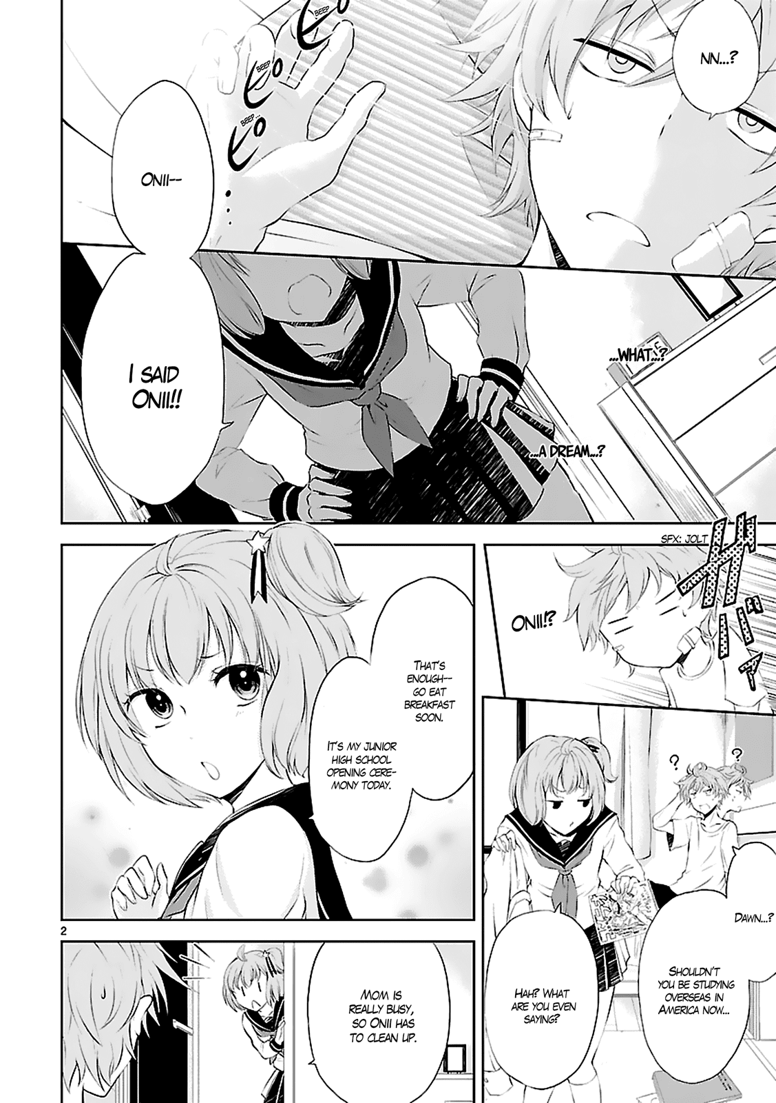 Hensokukei Quadrangle Chapter 2 page 4 - Chapter 2: Please, Be My Friend