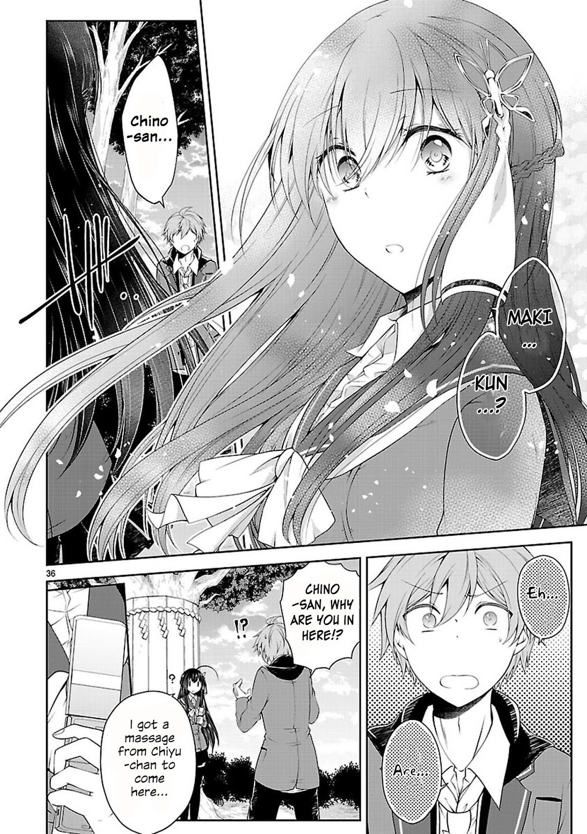 Hensokukei Quadrangle Chapter 20 page 36 - Chapter 20: Bouquet of Love