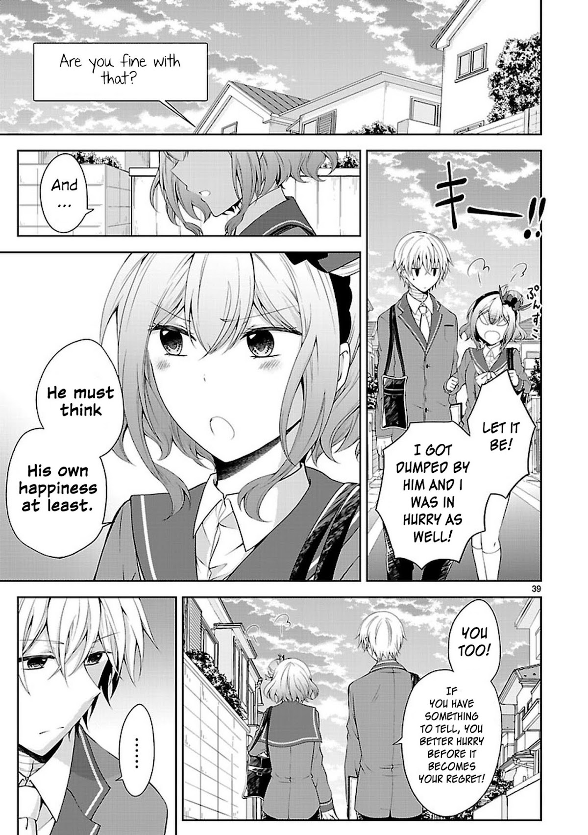 Hensokukei Quadrangle Chapter 20 page 39 - Chapter 20: Bouquet of Love