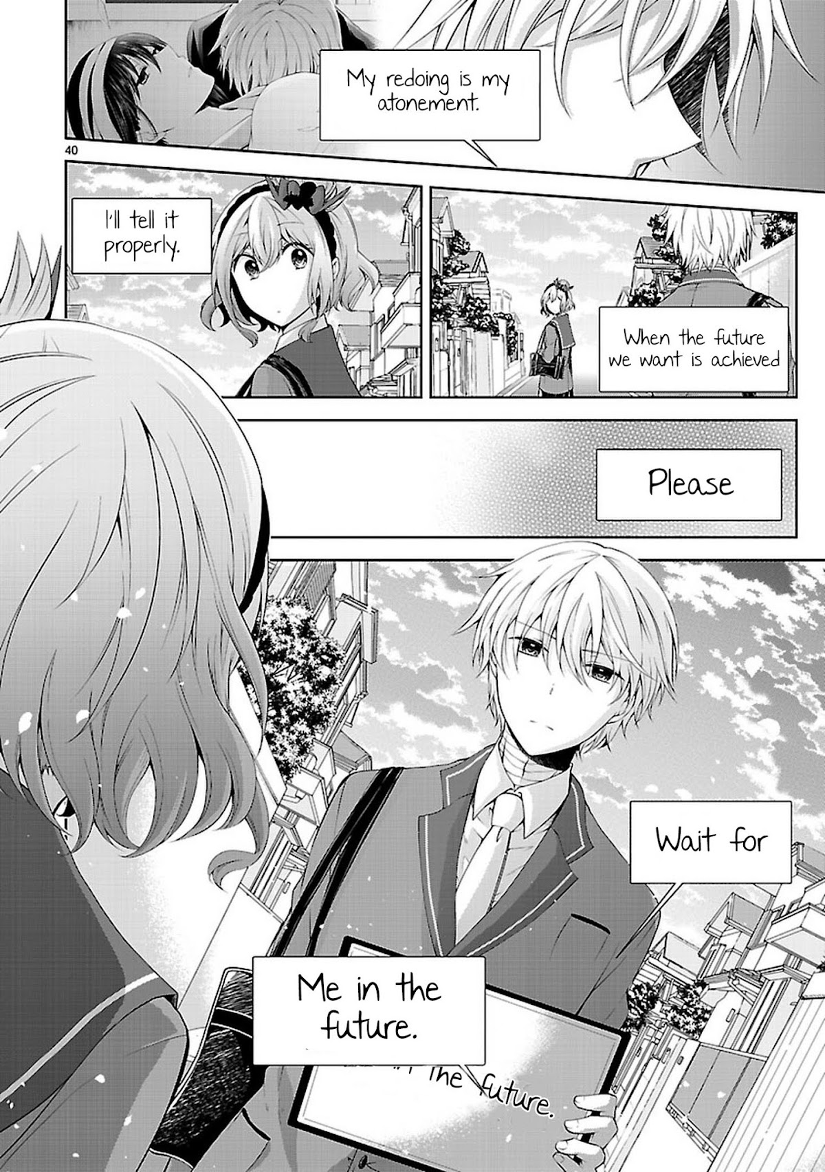 Hensokukei Quadrangle Chapter 20 page 40 - Chapter 20: Bouquet of Love