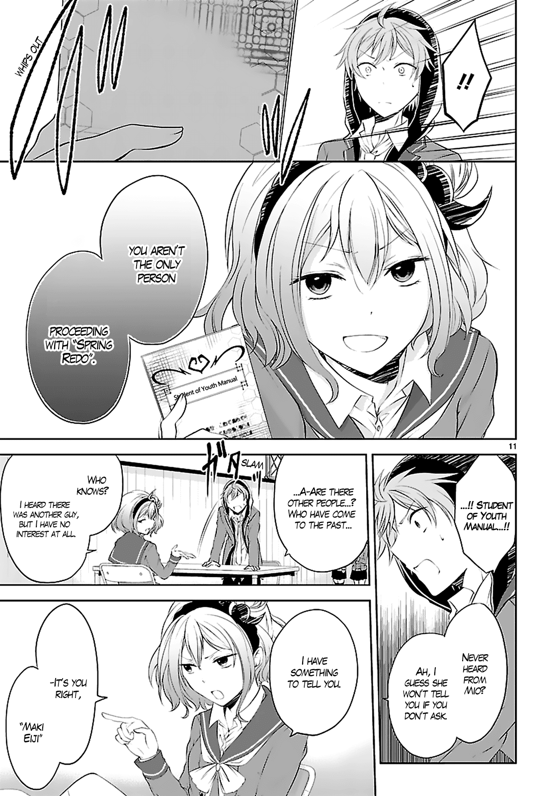Hensokukei Quadrangle Chapter 3 page 13 - Chapter 3: Violent Typhoon Girl