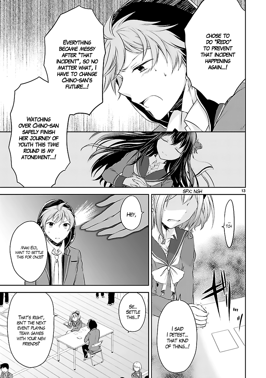 Hensokukei Quadrangle Chapter 3 page 15 - Chapter 3: Violent Typhoon Girl