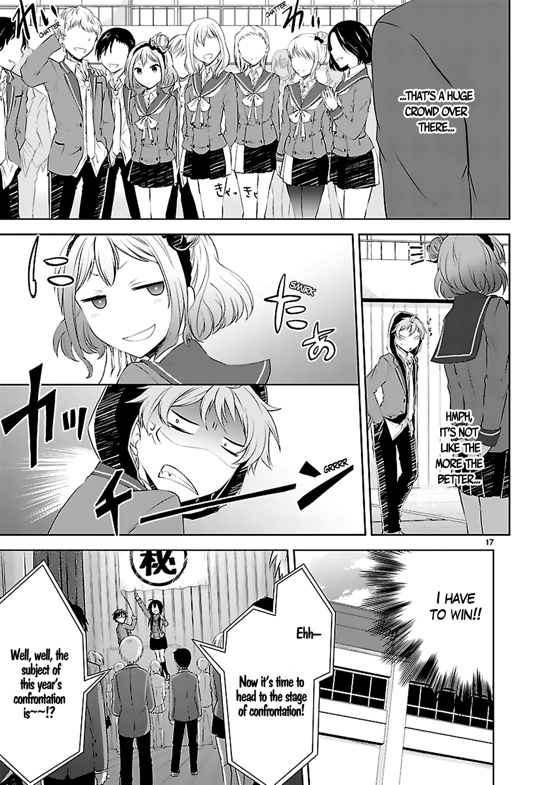 Hensokukei Quadrangle Chapter 3 page 19 - Chapter 3: Violent Typhoon Girl
