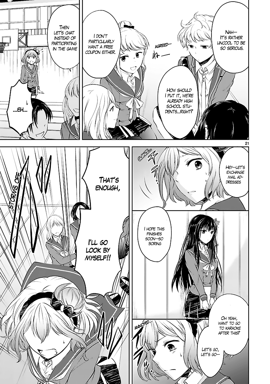 Hensokukei Quadrangle Chapter 3 page 23 - Chapter 3: Violent Typhoon Girl