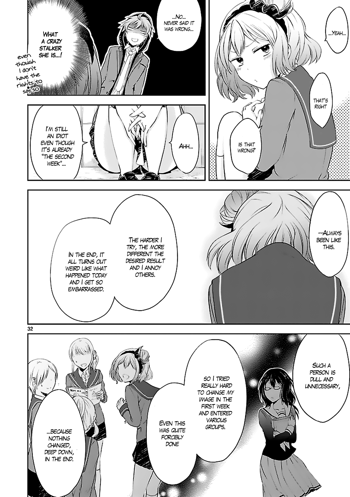 Hensokukei Quadrangle Chapter 3 page 34 - Chapter 3: Violent Typhoon Girl