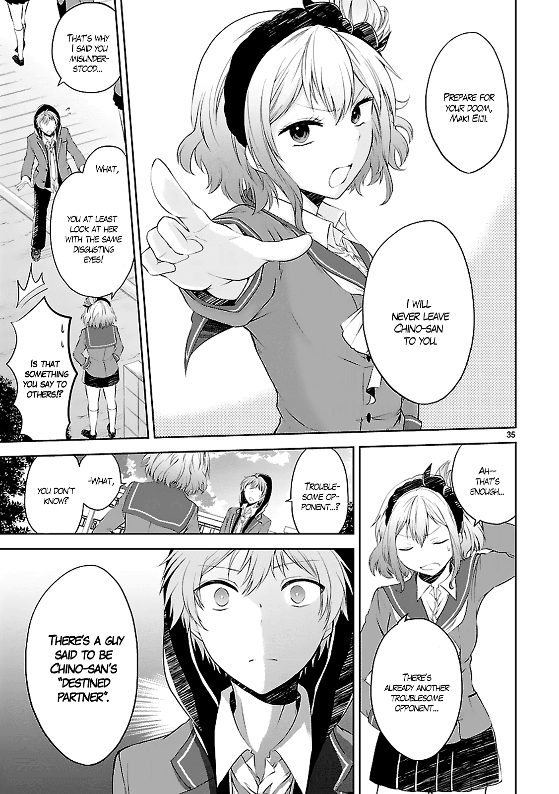 Hensokukei Quadrangle Chapter 3 page 37 - Chapter 3: Violent Typhoon Girl