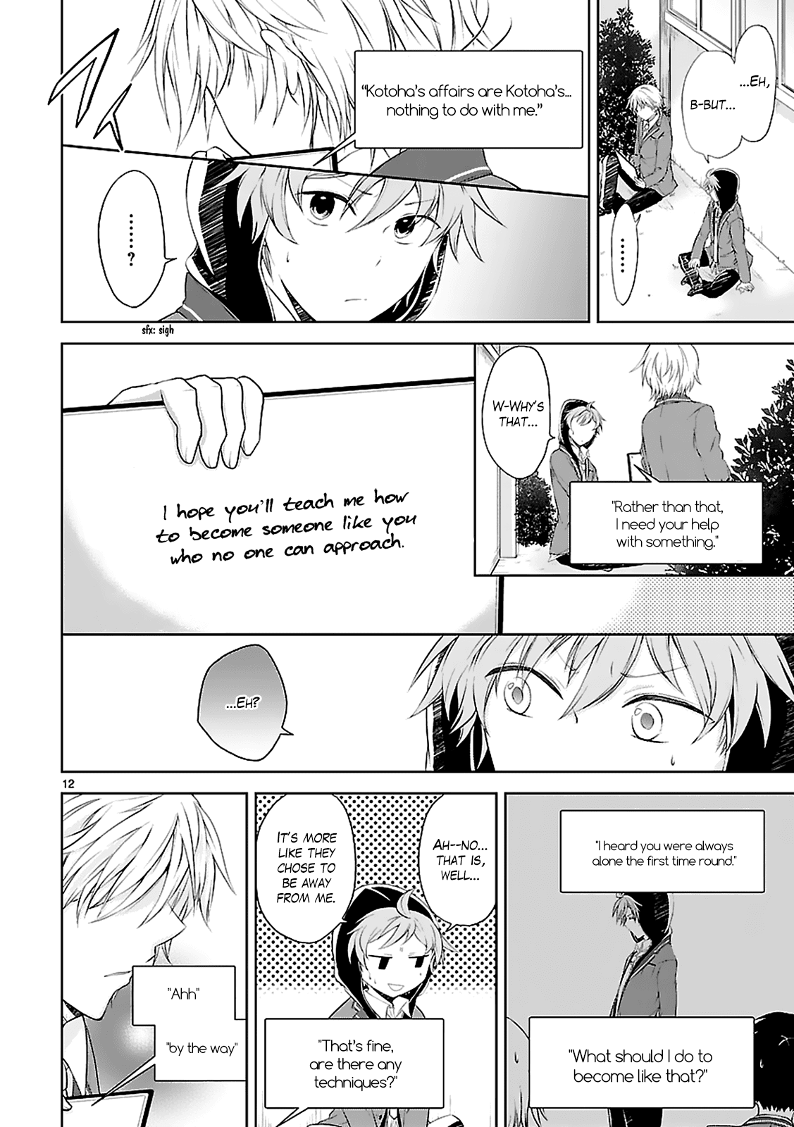 Hensokukei Quadrangle Chapter 4 page 14 - Chapter 4: “One More Person”