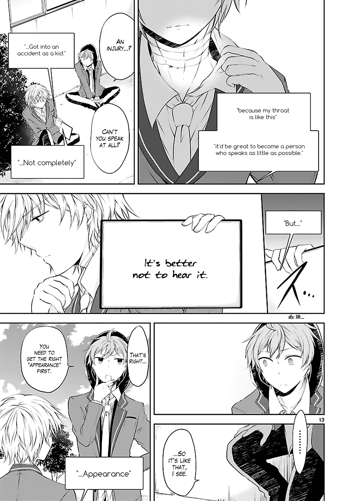 Hensokukei Quadrangle Chapter 4 page 15 - Chapter 4: “One More Person”